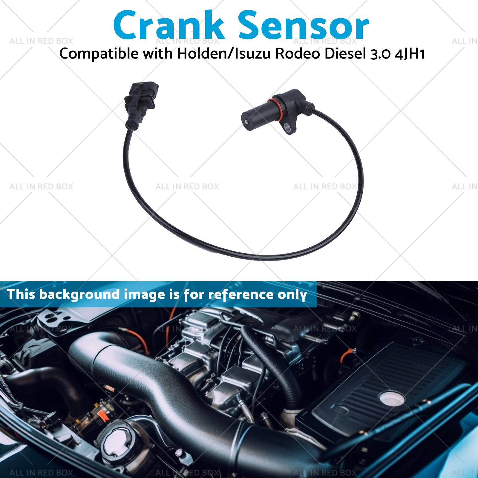 8973244022 Crank Sensor Suitable for Holden or Isuzu Rodeo Diesel 3. 0 4JH1 03-07-4
