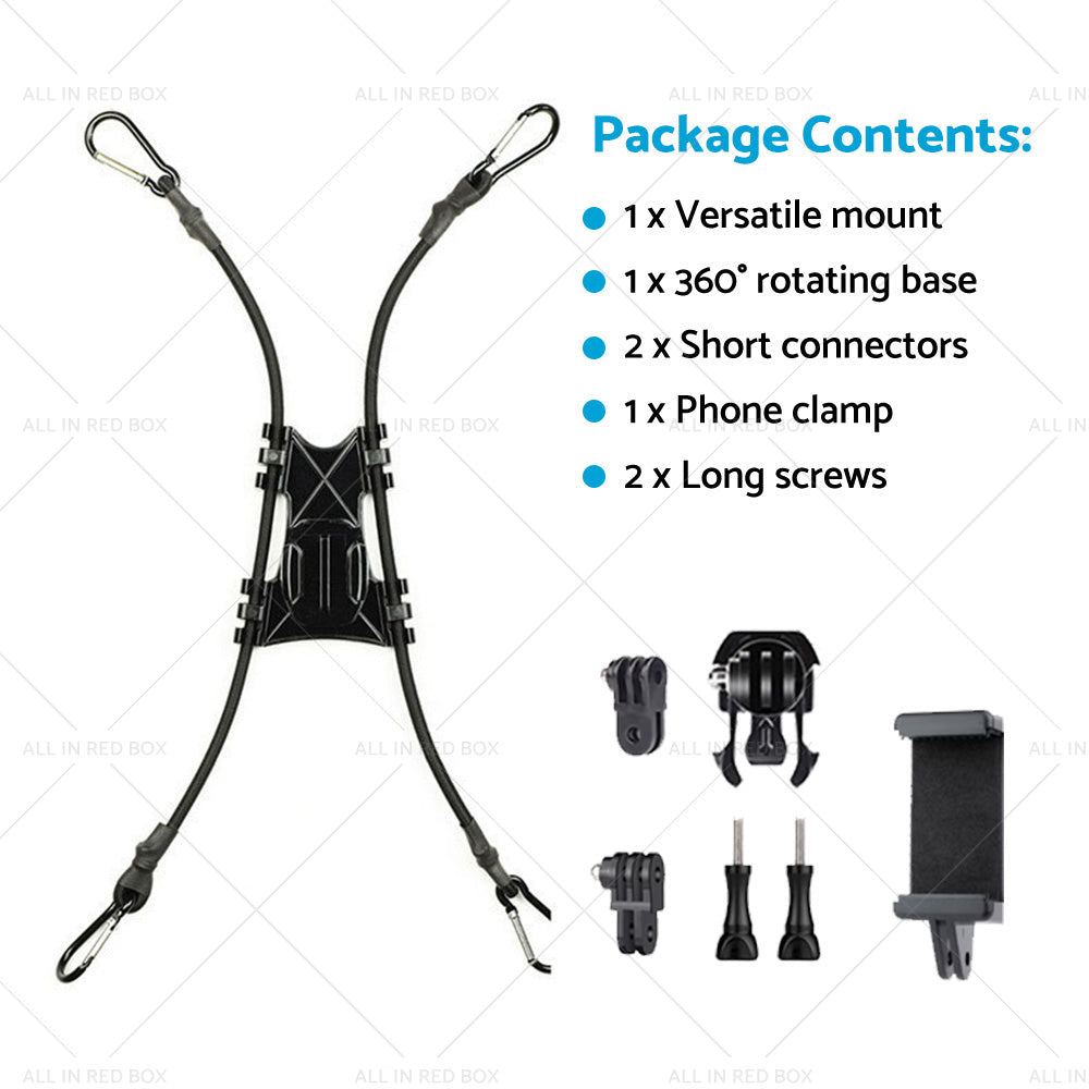 Adjustable Camera Fence Mount Stand Holder For Action Camera and Mobile Phone-2