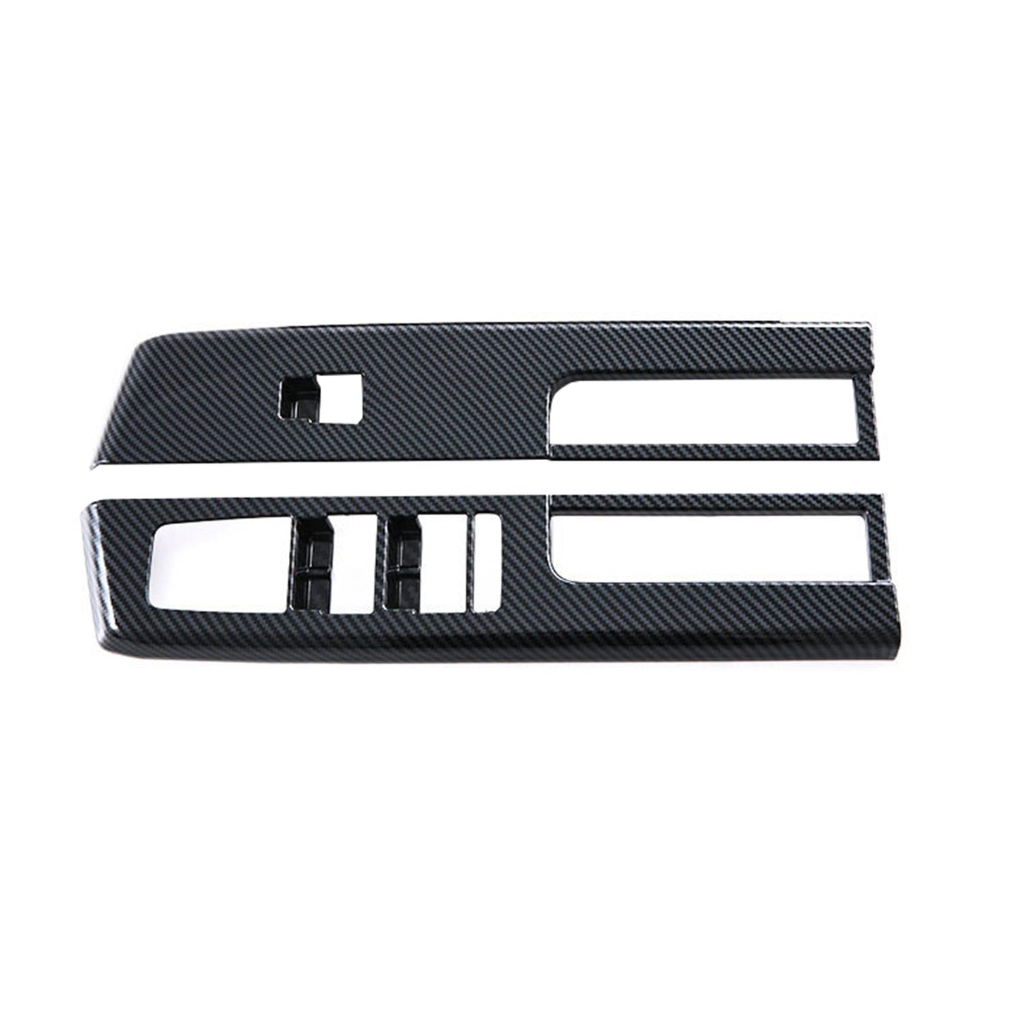 4x Window Lift Panel Cover Trim Suitable For Mitsubishi L200 Triton 23-25 Carbon-4