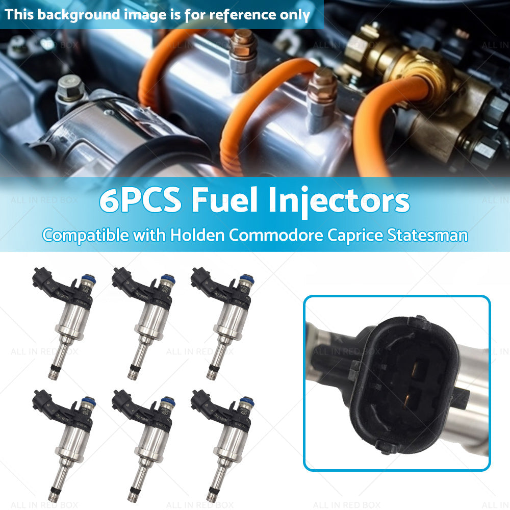 6PCS Fuel Injector Suitable For Holden Commodore VE Caprice WM 3. 6L V6 12632255-2