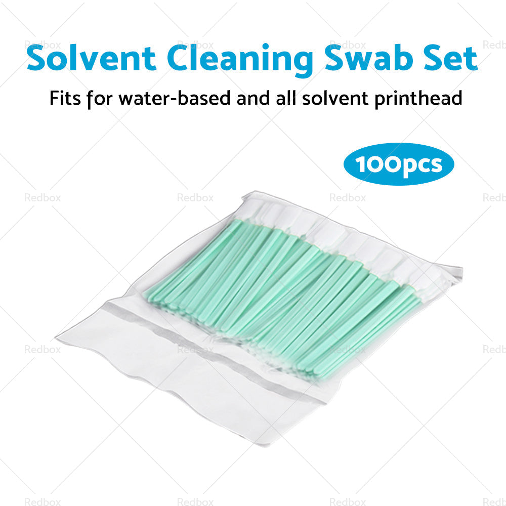 100X Solvent cleaning swabs sponge Cleaner For Epson Mutoh Mimaki Roland Printer-2