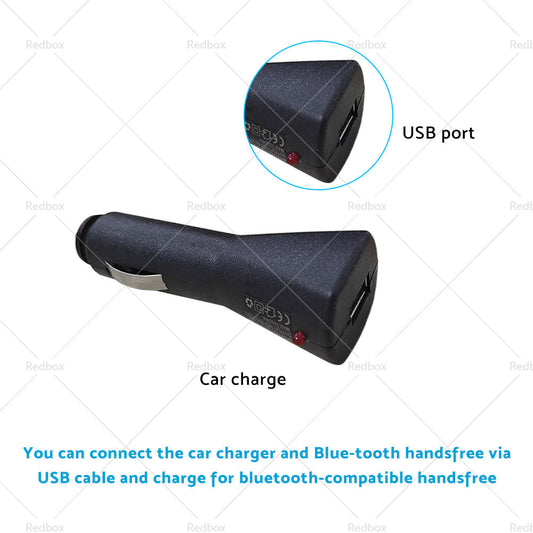 Bluetooth-compatible Handsfree Speaker MP3 Player Sun Visor Clip Car Charger-1