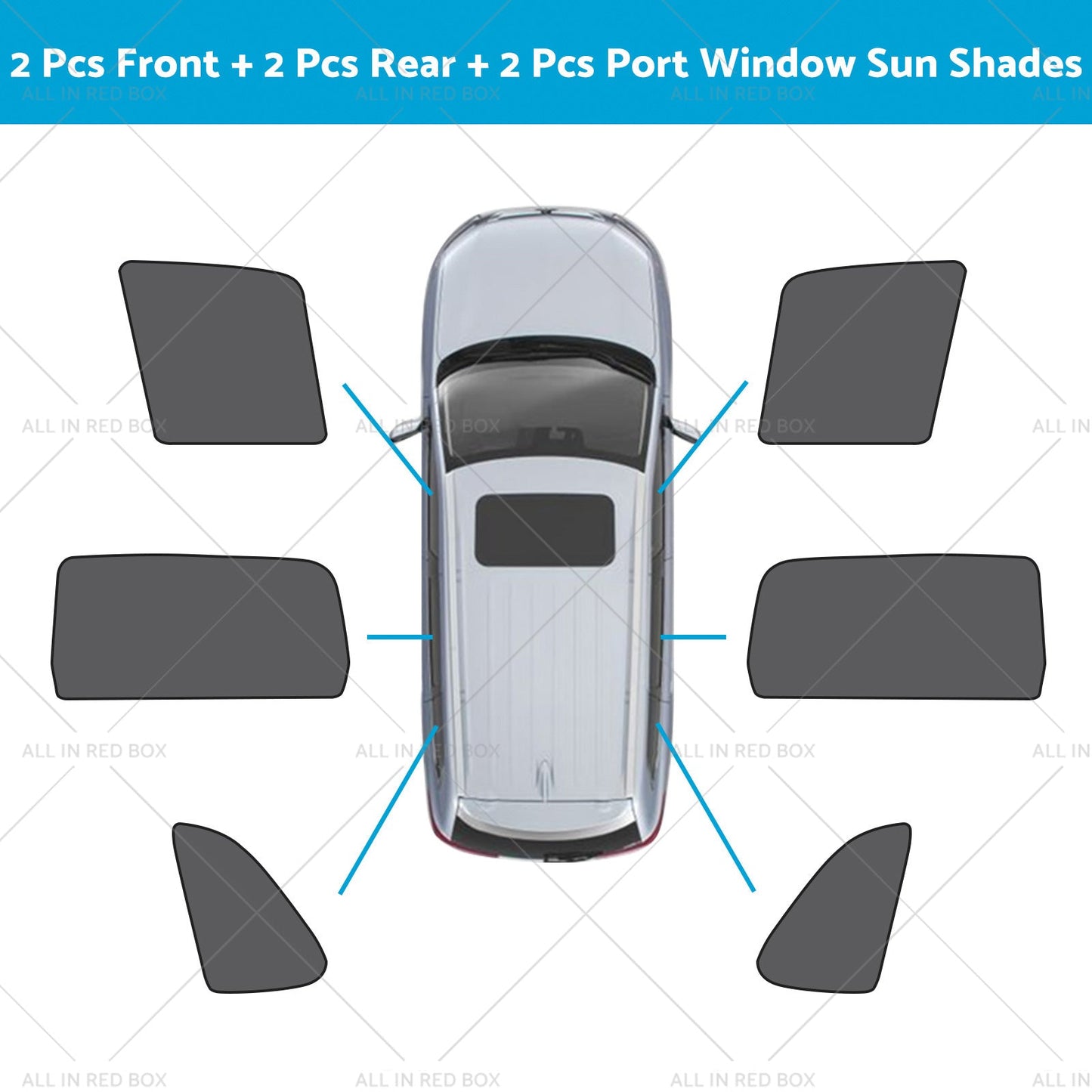 Front Rear Port Window Magnetic Mesh Sun Shade Suitable for Jeep Grand Cherokee-5