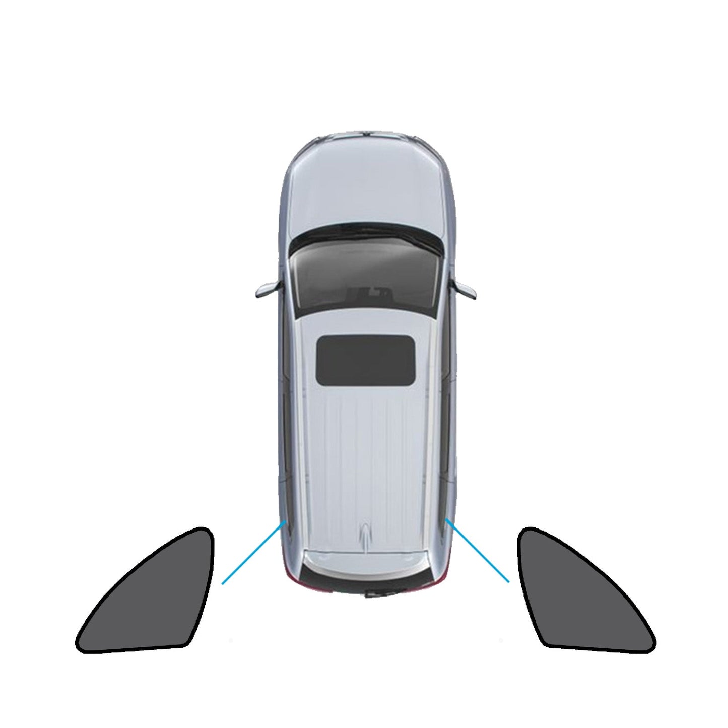 Magnetic Mesh Sun Blind Shade Suitable for Subaru Outback 15-20 On Front / Rear-3