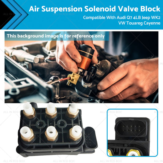 Air Suspension Solenoid Valve Block Suitable For Audi Q7 4LB Jeep WK2 VW Cayenne-0