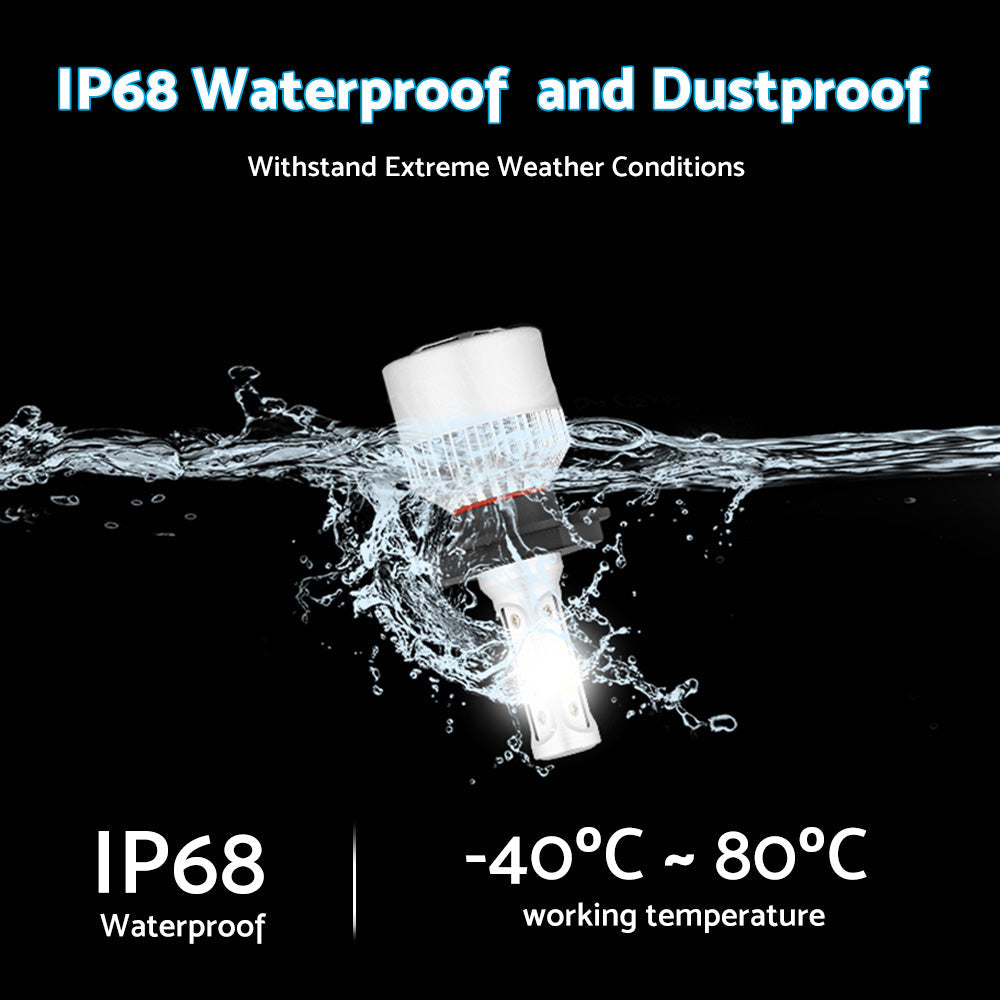 HB2 9003 H4 LED Headlight Globe Kit 2x Suitable For Hi/Low Beam 9000LM Brighter White-4