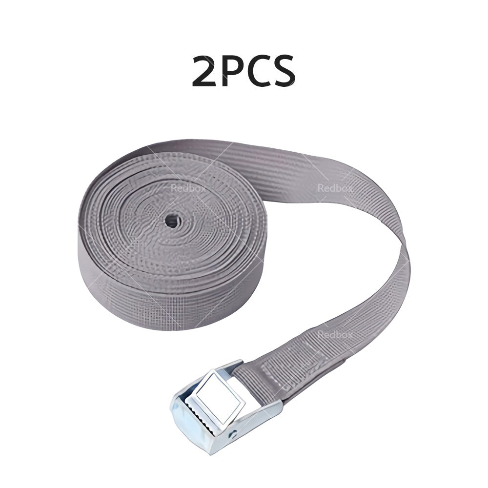 2/4pcs Metal Buckle Cam Tie Down Strap Heavy Lugga Cargo Ratchet Lashing Rope 2M-14