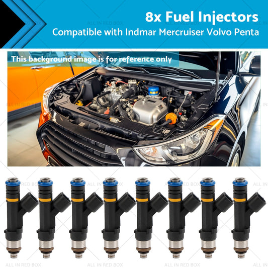 879312003 8x Fuel Injectors Suitable for Indmar Mercruiser Volvo Penta 07-13-0