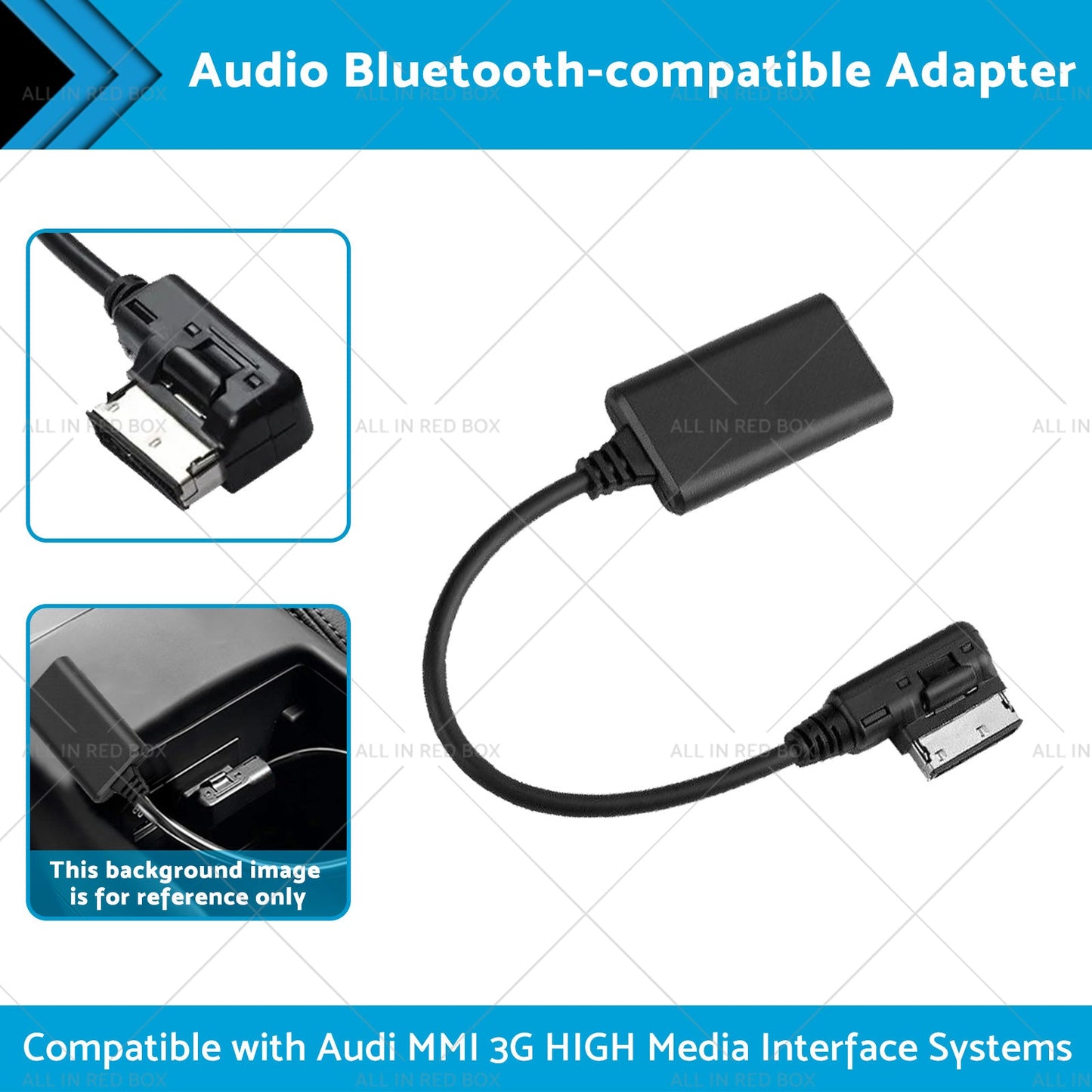 For Audi VW AUX Audio Cable Adapter AMI MDI MMI 3G System Bluetooth-compatible-1