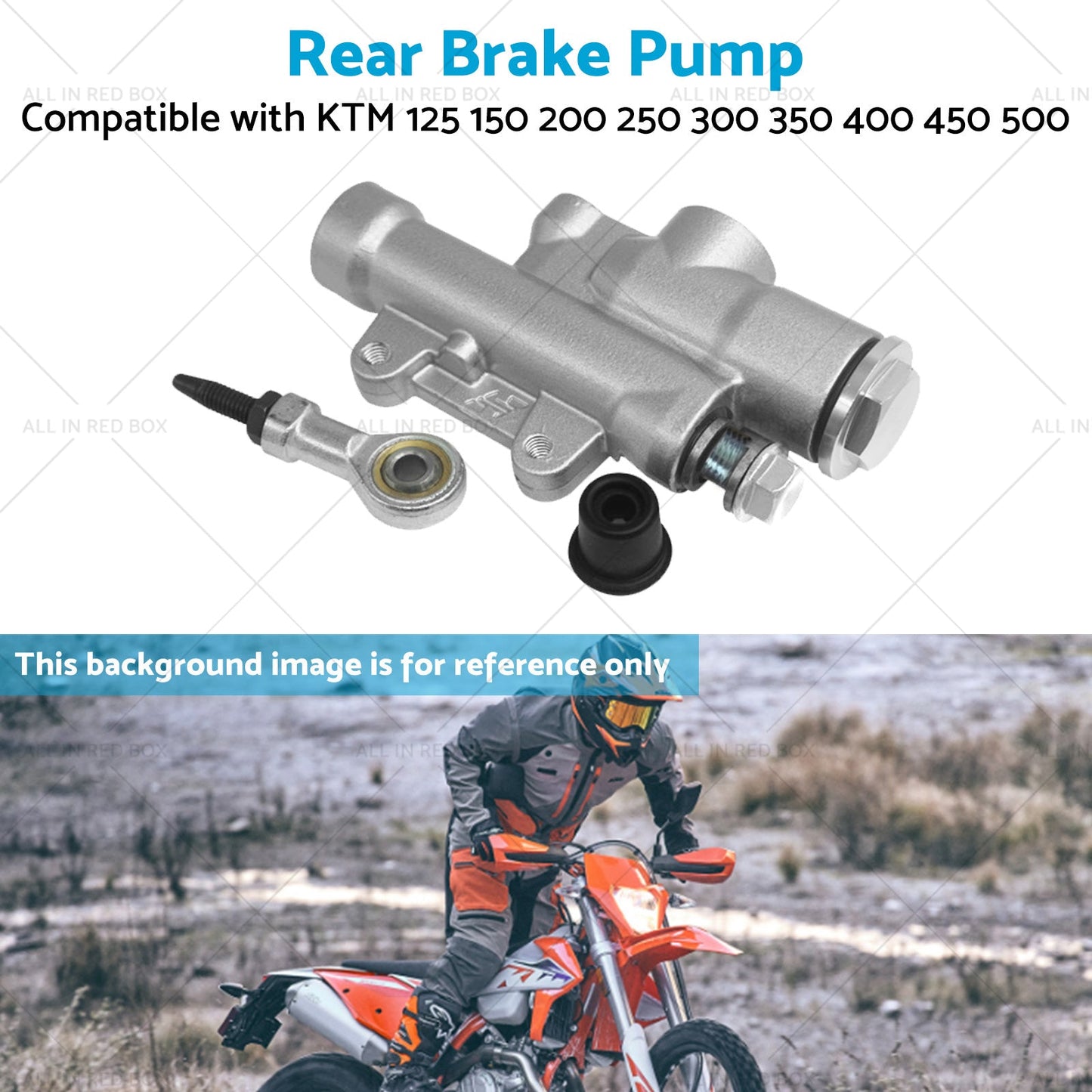 Rear Brake Master Cylinder Suitable for KTM 125 150 200 250 300 350 400 450 500-4
