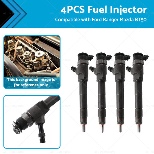 4PCS Diesel Fuel Injector Suitable for Mazda BT50 Ford Ranger PK PJ 0445110250-1