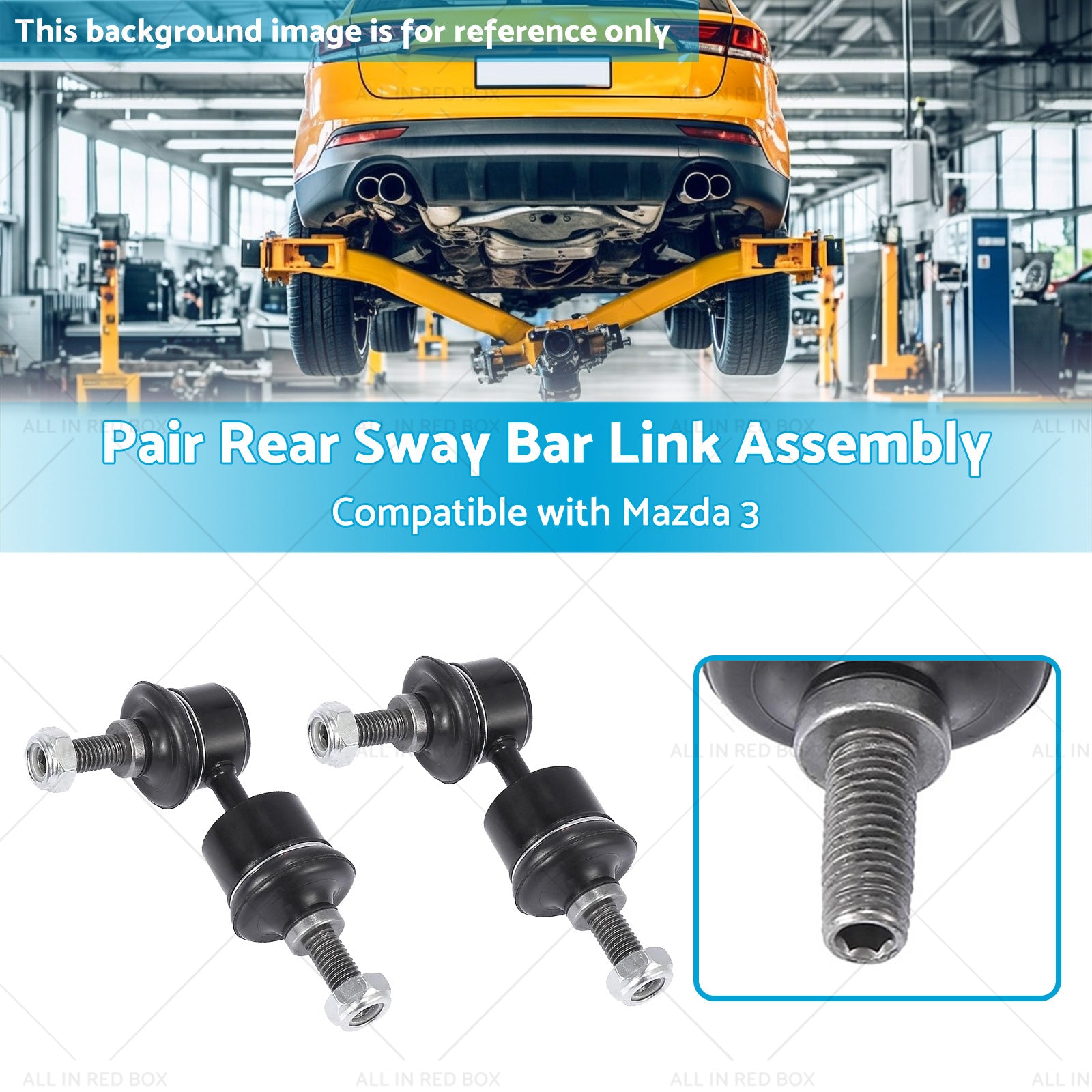 Rear Sway Bar Link Assembly Stabilizer Link Suitable for Ford Focus Mazda 3-2