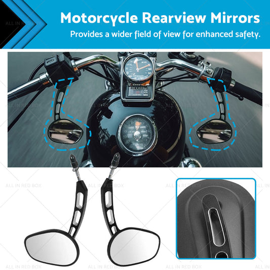 Motorcycle Rearview Mirrors Suitable For Harley Davidson Electra Glide Dyna-0