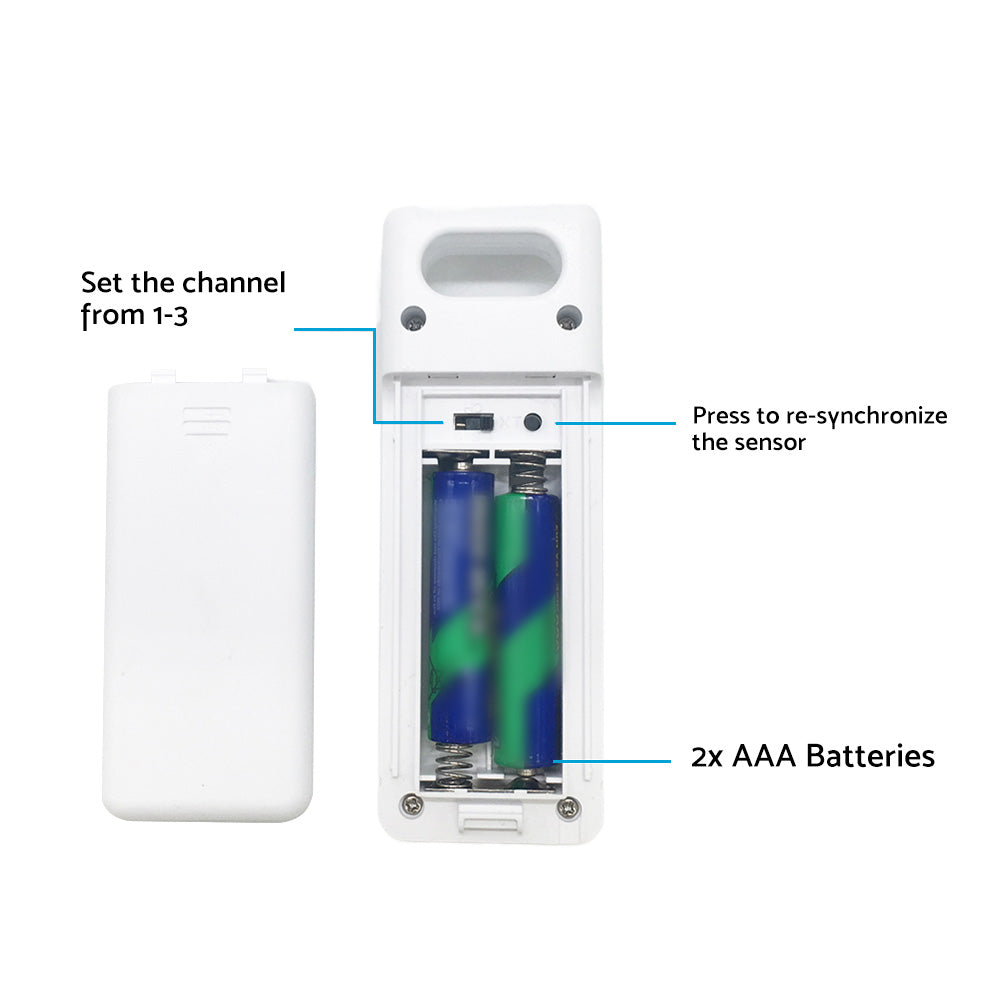 Wireless Weather Station Thermometer Digital Temperature Humidity Monitor Home-4