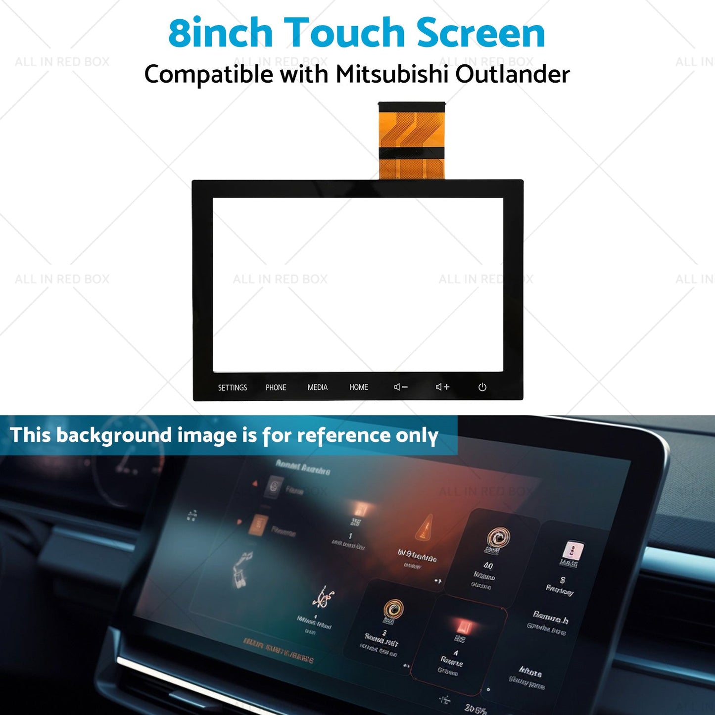 8inches Touch Screen Suitable For 2020 21 22 Mitsubishi Outlander 8740A098-4