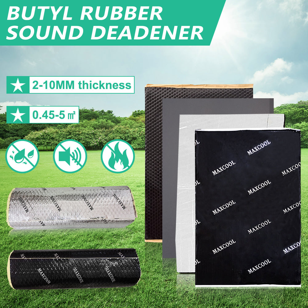 Car Butyl Rubber Sound Deadener Proofing Roll Insulation Self Adhesive-0