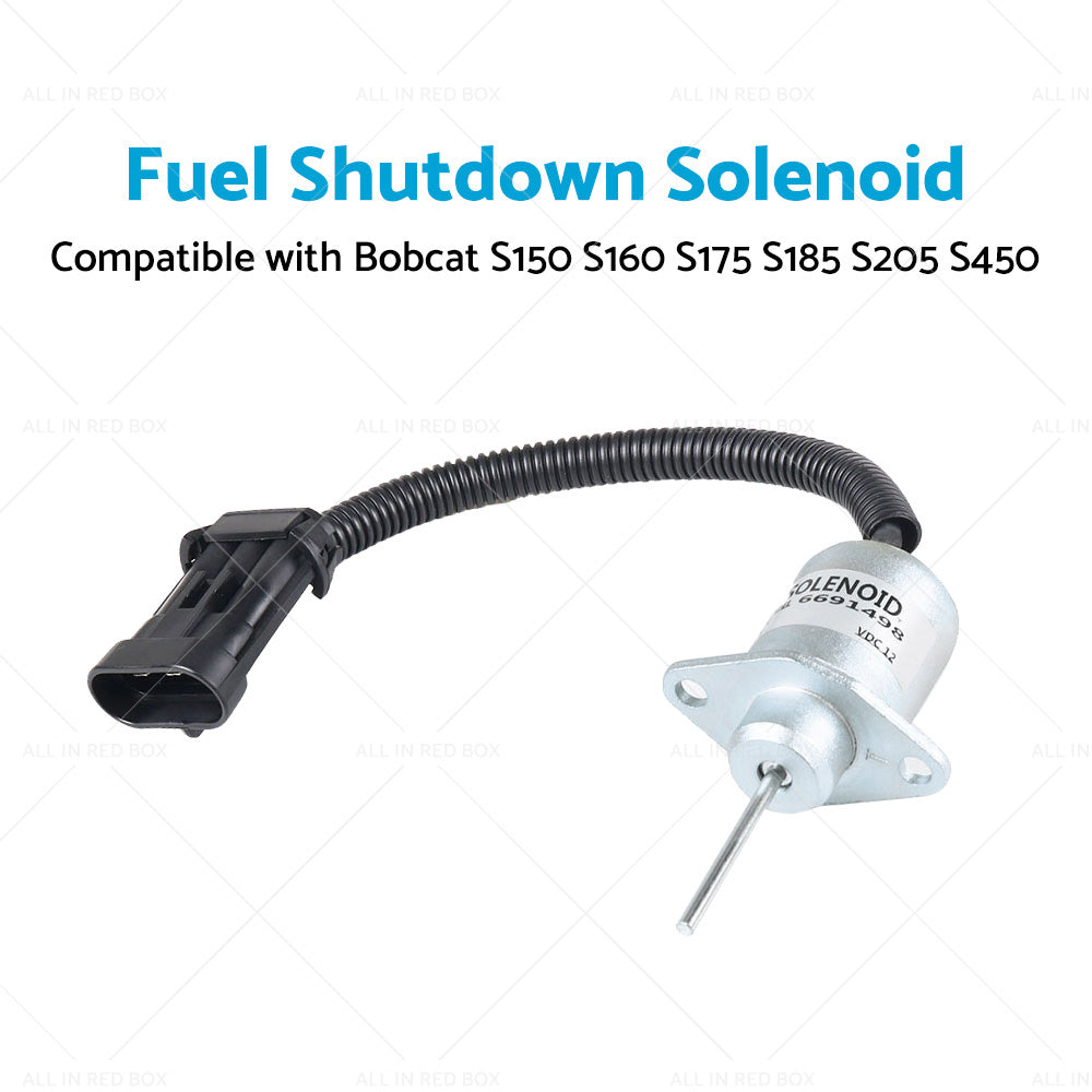 Fuel Shut Off Solenoid Valve Shutdown 6691498 1G925-60011 Suitable for Bobcat-3