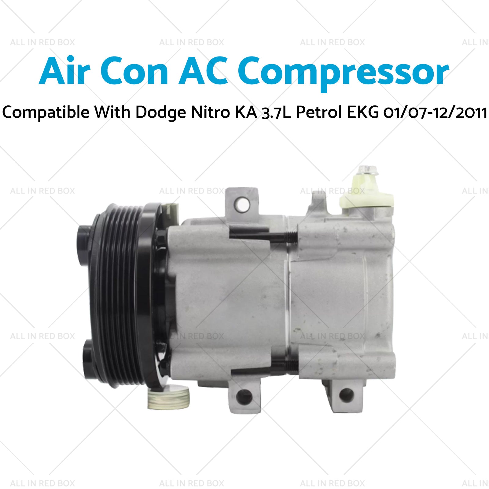 Air Con AC Compressor Suitable for Dodge Nitro KA 3.7L Petrol EKG 01/07-12/2011-3