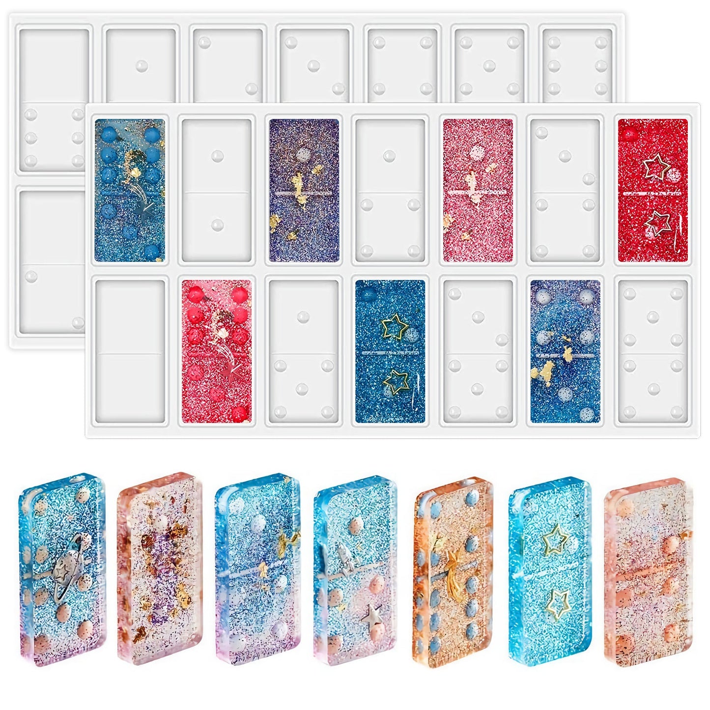 Snowflake Silicone Pendant Mold Making Jewelry Resin Necklace Mould Craft DIY 3D-31