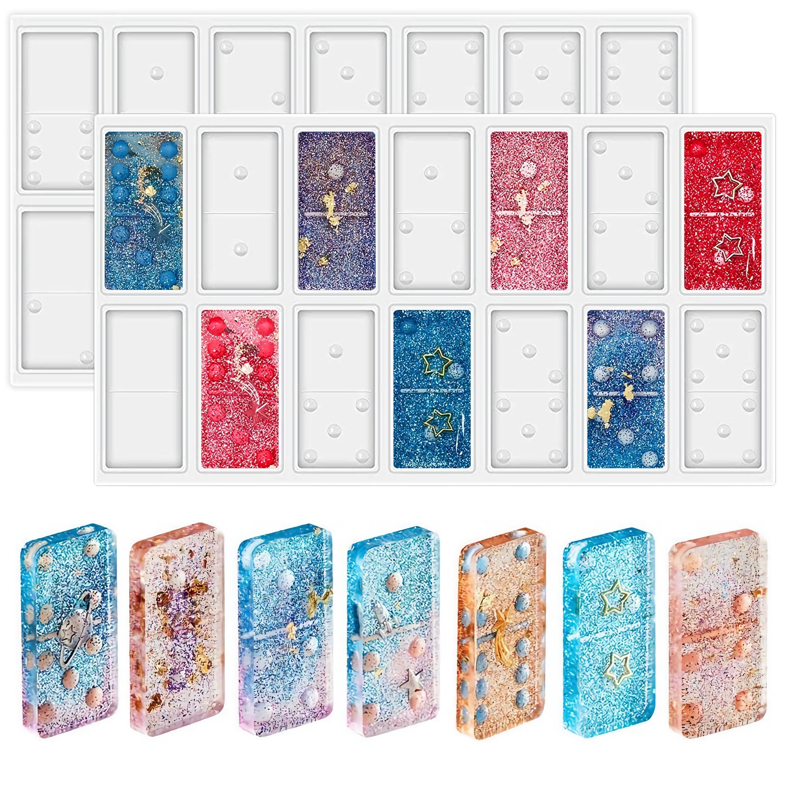 Snowflake Silicone Pendant Mold Making Jewelry Resin Necklace Mould Craft DIY 3D-31