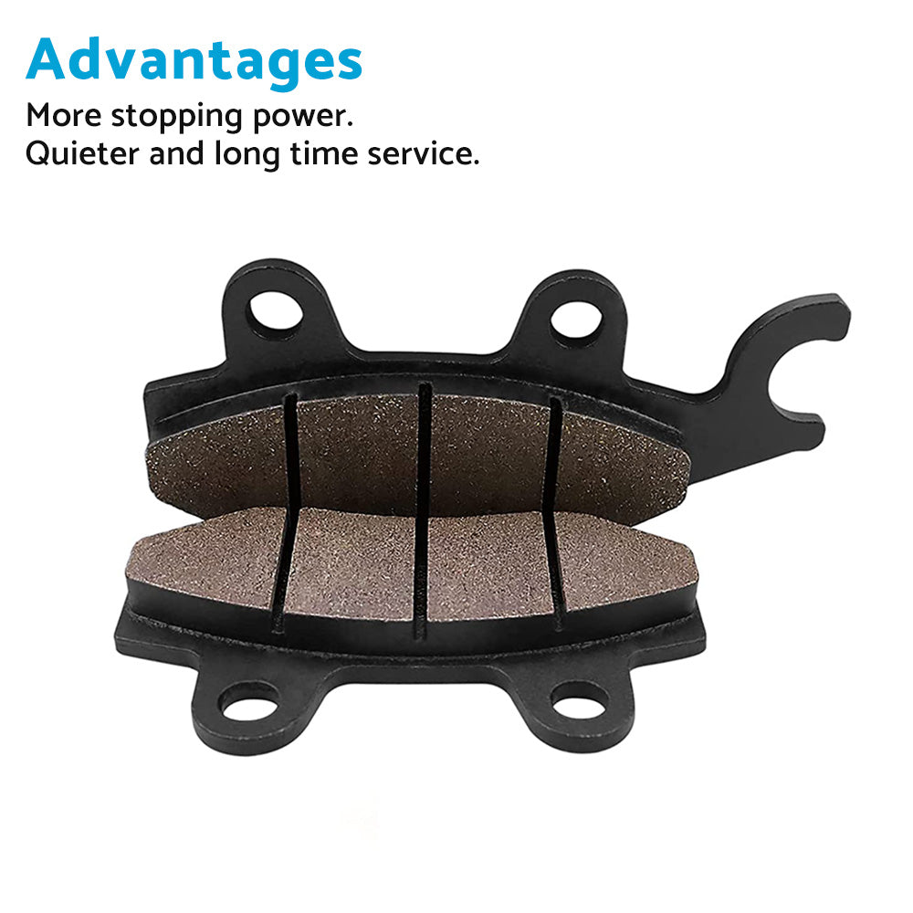 Front & Rear Brake Pads + Shoes for Honda CB125E GLH125 | MAXCOOL-3