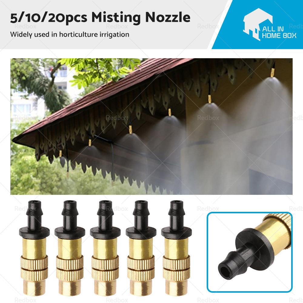 5-20x Brass Spray Misting Nozzle Sprinkler Head Garden Farm Irrigation Connector-0