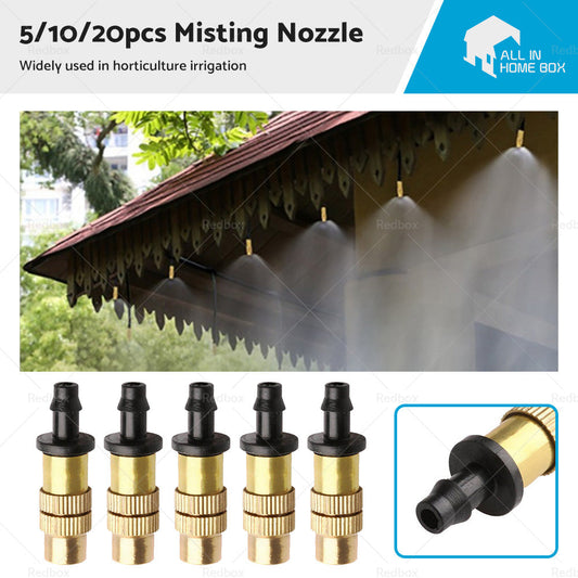 5-20x Brass Spray Misting Nozzle Sprinkler Head Garden Farm Irrigation Connector-0