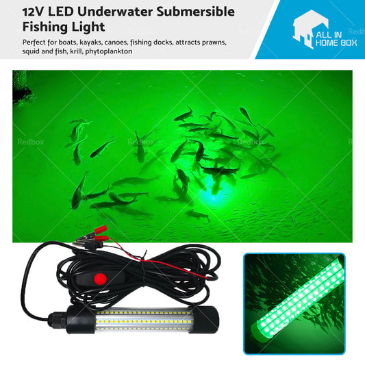 12V LED Underwater Fishing Light Stick Squid Fish Prawn Lure Lamp Lighting-0