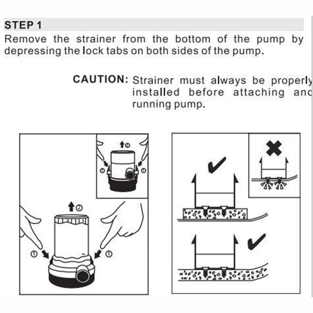 2000 GPH 12v Boat Marine Plumbing Bilge Water Pump Submersible Electric Pump-3