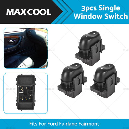 3PCS Single Window Switch Passenger Side For Ford Fairlane Fairmont AU 1998-2002-1