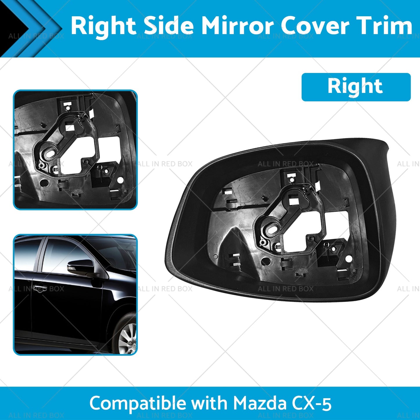 Right Side Mirror Cover Trim Frame Suitable for Mazda CX5 CX-5 KE 02 12-11 14 RH-1