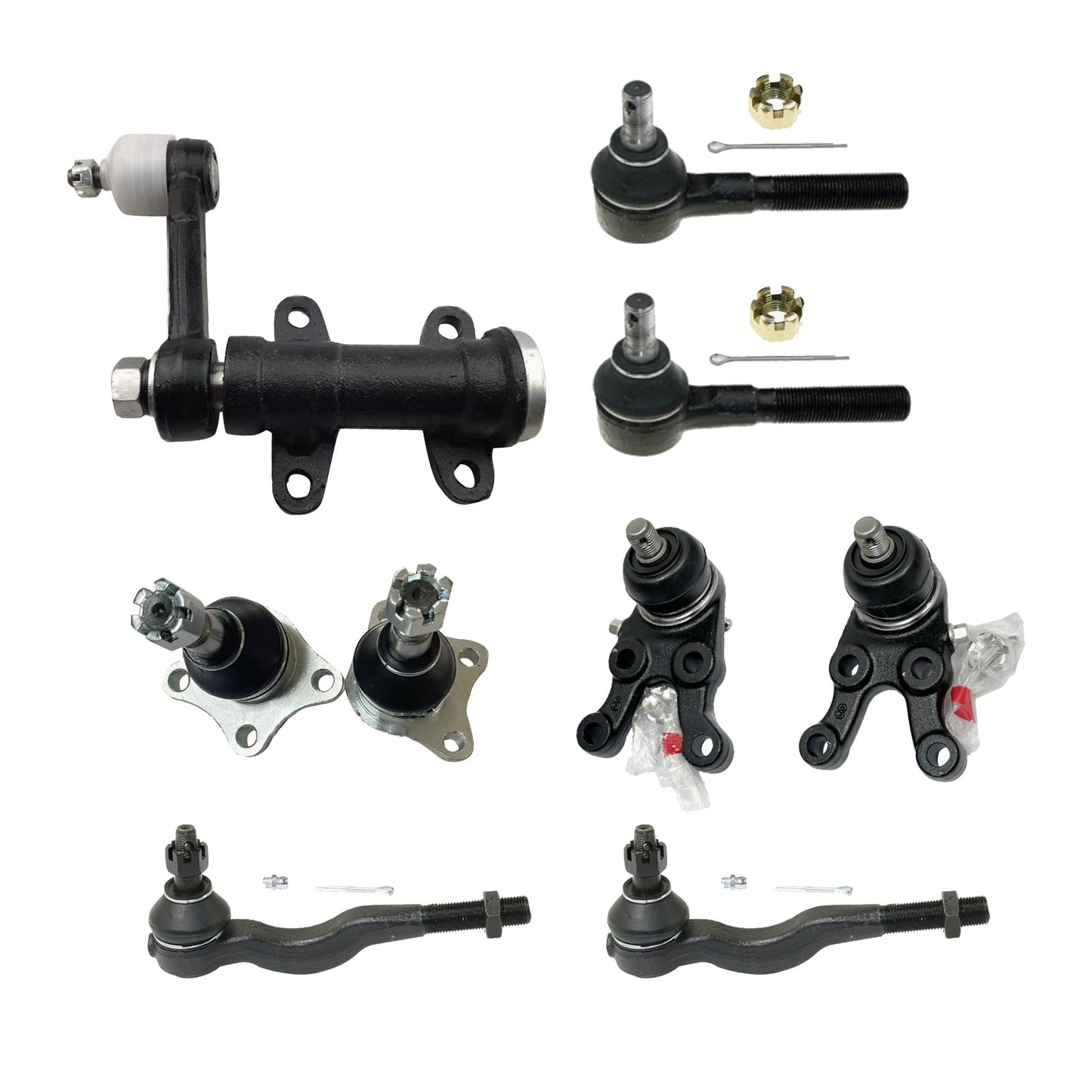 Ball Joint Tie Rod End Idler Arm Kit Suitable for Mitsubishi Pajero NH NJ NK NL-5