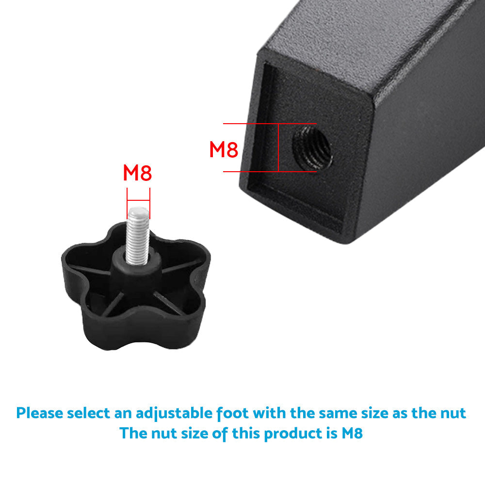 1x Awning Brace Locking Knob 8mm Plum Blossom Suitable For Carefree Caravan RV 200-34120-3