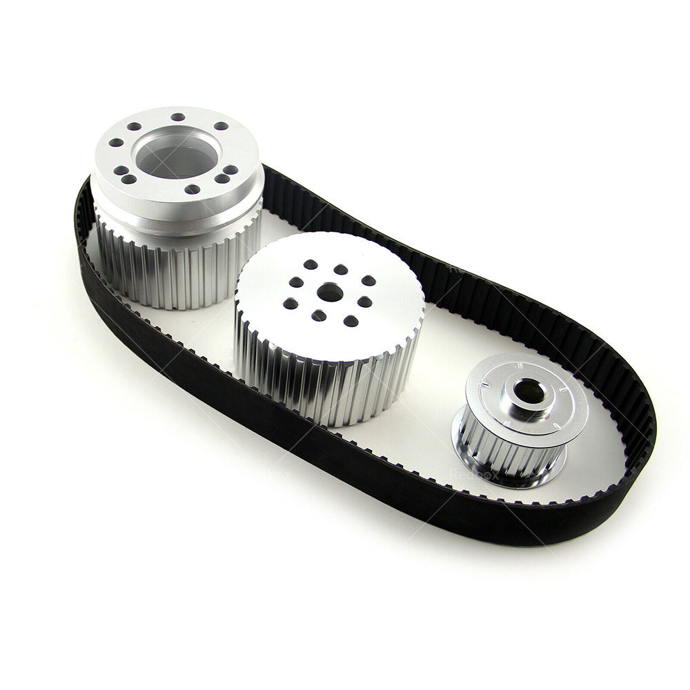 Small Block 302 351C Cleveland Gilmer  and  Belt Drive Pully Kit Suitable for Ford-4