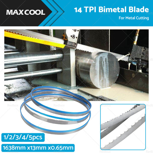 BI METAL BIMETAL BAND SAW BANDSAW BLADE 1638mm x13mm x 14 TPI FOR METAL CUTTING-0