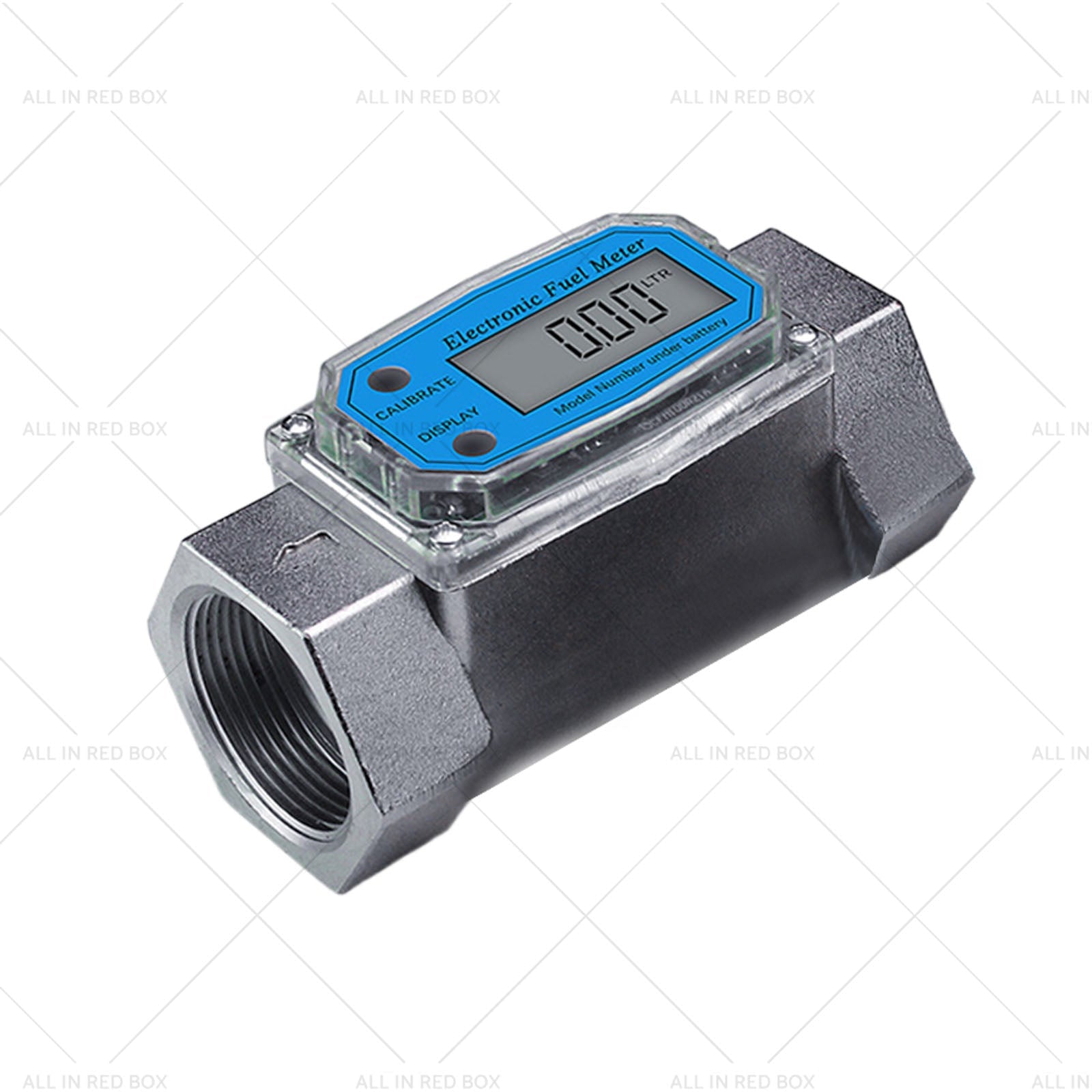 1. 5 inch Turbine Digital Diesel Water Fuel Flow Meter Oval Gear Flow Gauge-1