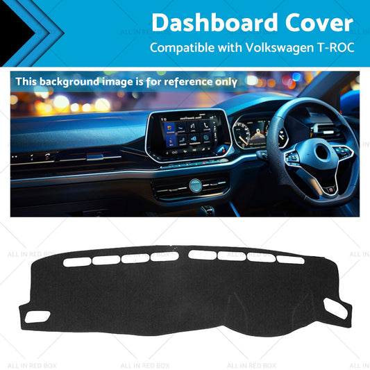 Dash Mat Suitable For Volkswagen VW T-ROC A11 2017-2021 Dashboard Cover Non-Slip-0