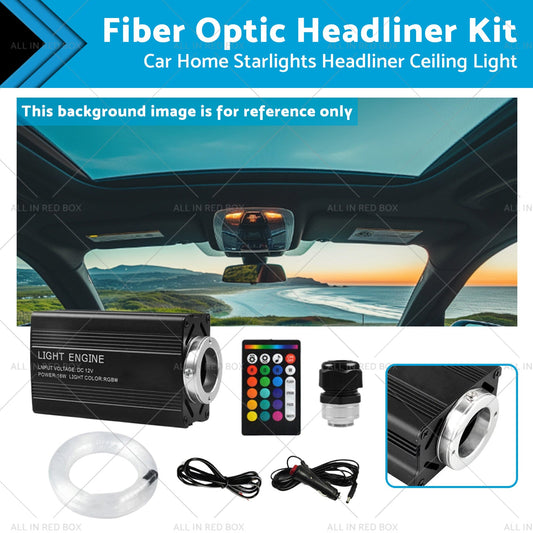500PCS LED Fiber Optic Kit Car Home Starlights Headliner Ceiling Light w or Remote-0