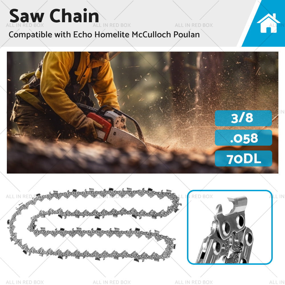 3 8inch. 058 70DL Semi Chisel Tungsten Carbide Chainsaw Chain Suitable for Echo-0