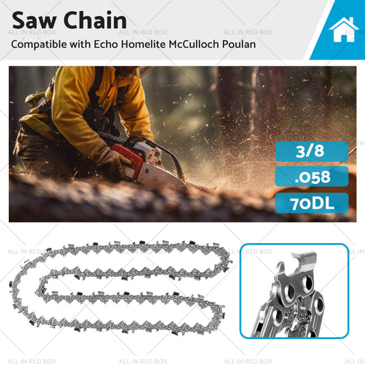 3 8inch. 058 70DL Semi Chisel Tungsten Carbide Chainsaw Chain Suitable for Echo-0