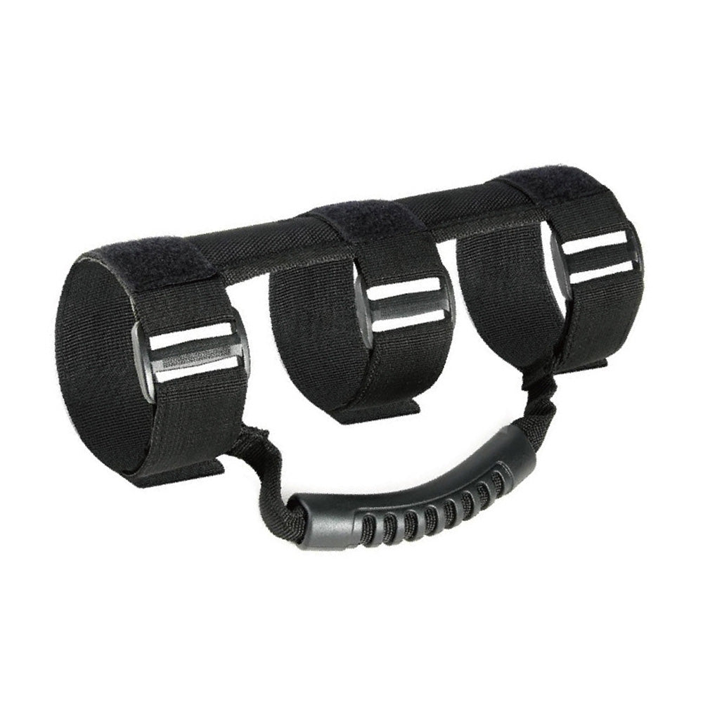 2x Off-Road Roll Grab Bar Handles Suitable For Jeep Wrangler JT / JL / JK / TJ Black-2