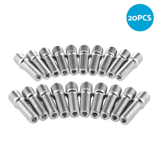 20x M12 x 1.5 Wheel Stud Conversion Bolts Suitable For German Cars 58mm-1