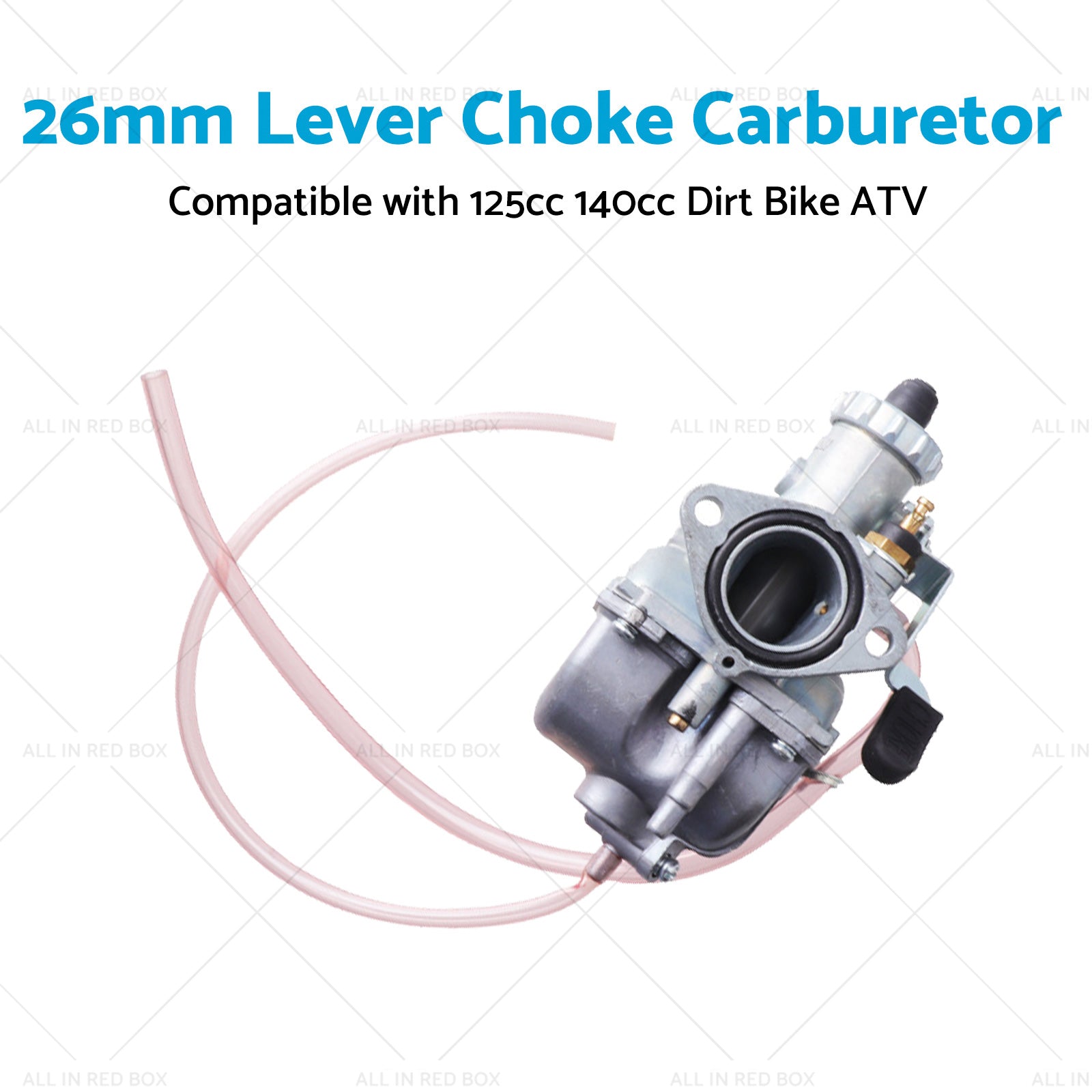 26mm Lever Choke Carburetor Carby Suitable for 125cc 140cc Dirt Bike ATV-3