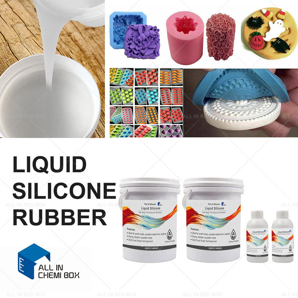 SH25 Liquid Silicone Rubber Mould Making Kit 100 3 Mix - 1Kg 2Kg 5Kg 10Kg Blue-3