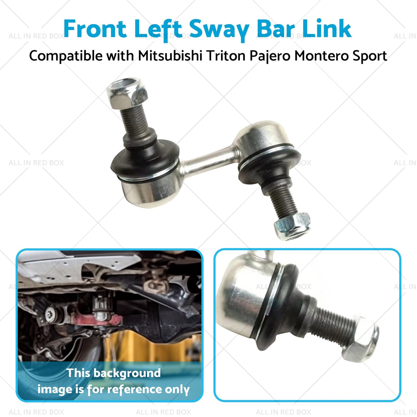 Front Left Sway Bar Link Suitable for Mitsubishi Triton L200 2WD 4WD 06-15-4