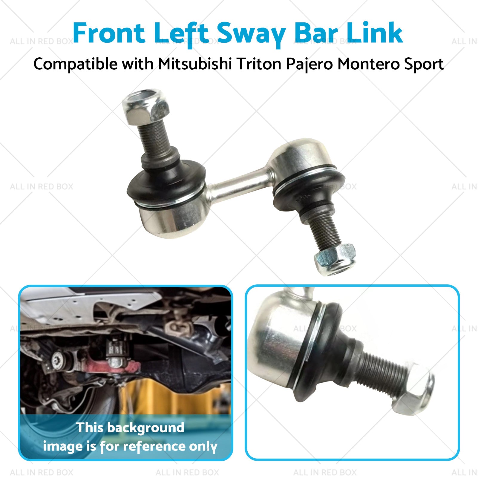 Front Left Sway Bar Link Suitable for Mitsubishi Triton L200 2WD 4WD 06-15-4