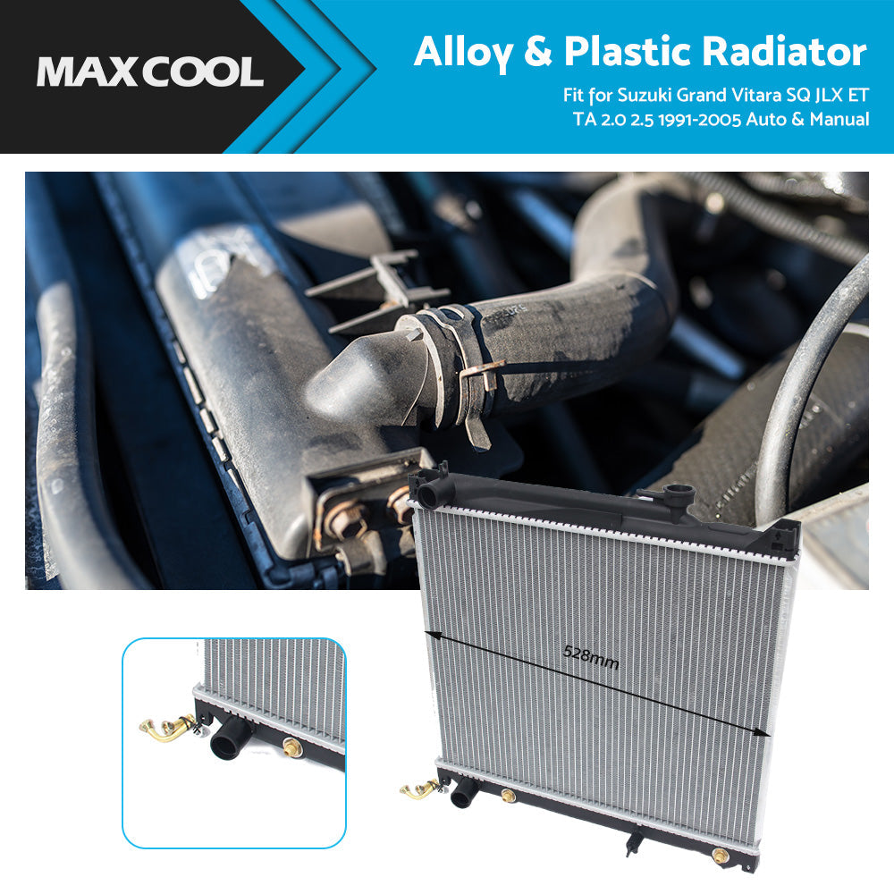 Radiator Cool for Suzuki Grand Vitara SQ JLX ET TA 2. 0 2. 5 Auto Manual 1991-2005-3