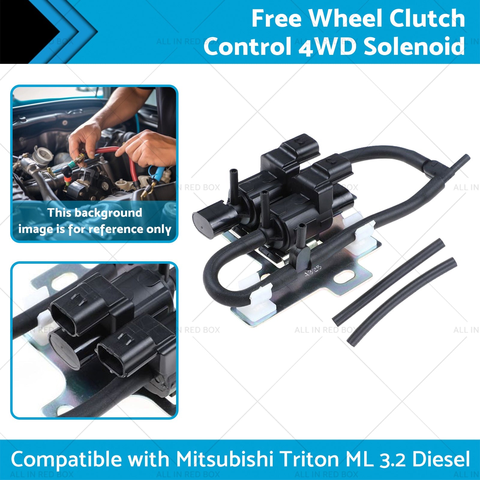 1x Free Wheel Clutch Control 4WD Solenoid Suitable For Mitsubishi Triton ML 3. 2-1