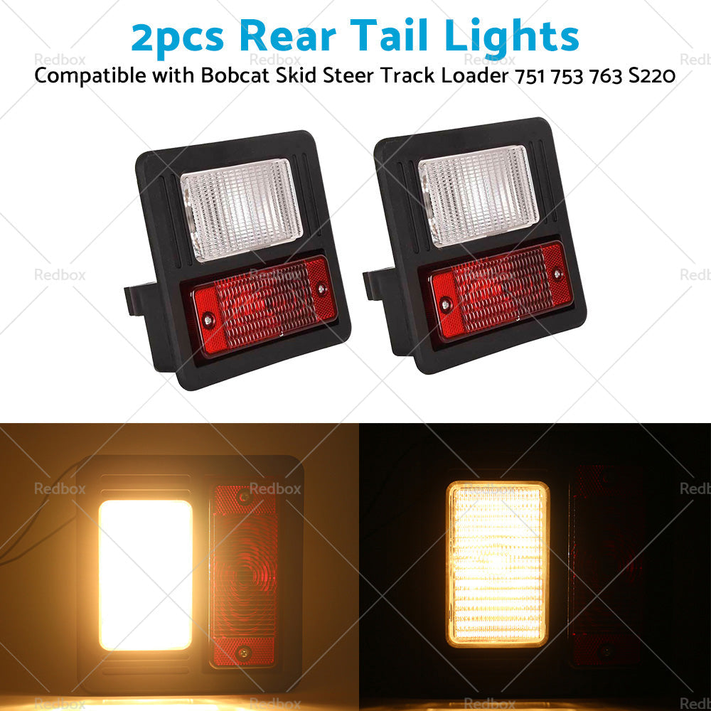 Rear Tail Light Suitable for Bobcat Skid Steer Track Loader 751 753 763 6670284-3