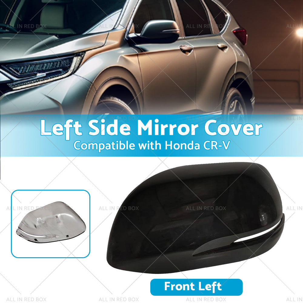 LH Mirror Cover Housing Cap Suitable for Honda CR-V 12- NH731P Crystal Black-2